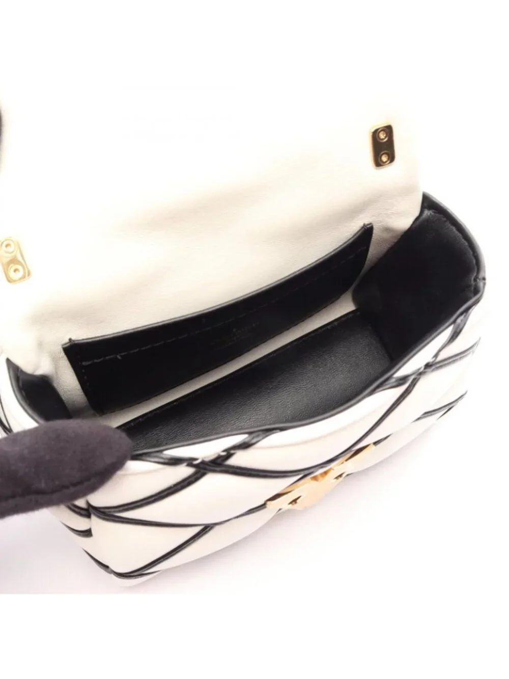 Louis Vuitton Shoulder Bag Pico Maltage Blanc Leather